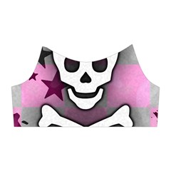 Princess Skull Heart Shoulder Cutout Velvet One Piece from UrbanLoad.com Left Sleeve