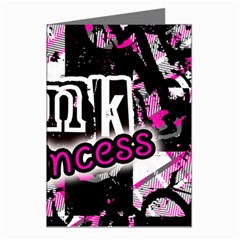 Punk Princess Greeting Cards (Pkg of 8) from UrbanLoad.com Left