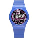 Punk Princess Round Plastic Sport Watch (S)