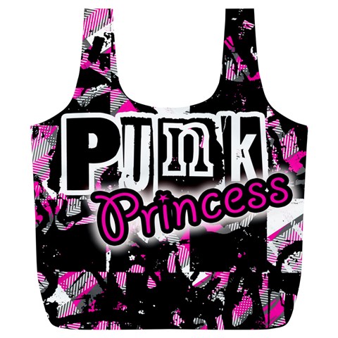 Punk Princess Full Print Recycle Bag (XL) from UrbanLoad.com Front