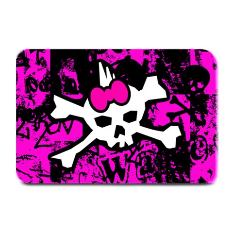 Punk Skull Princess Plate Mat from UrbanLoad.com 18 x12  Plate Mat