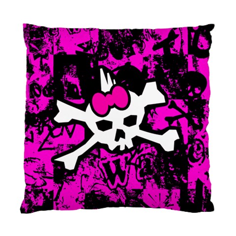 Punk Skull Princess Standard Cushion Case (Two Sides) from UrbanLoad.com Front