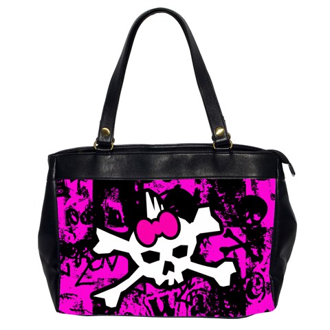 Punk Skull Princess Oversize Office Handbag (2 Sides) from UrbanLoad.com Front