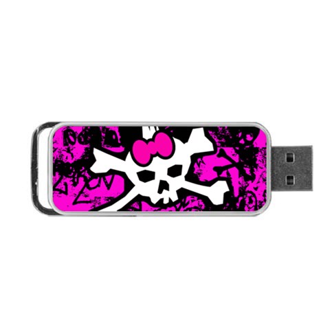 Punk Skull Princess Portable USB Flash (Two Sides) from UrbanLoad.com Back
