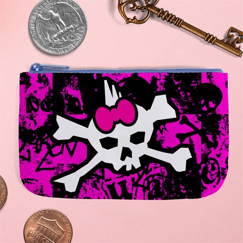 Punk Skull Princess Large Coin Purse from UrbanLoad.com Front