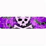 Purple Girly Skull Large Bar Mat