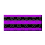 Purple Goth Skulls  Hand Towel