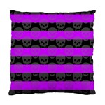 Purple Goth Skulls  Standard Cushion Case (Two Sides)