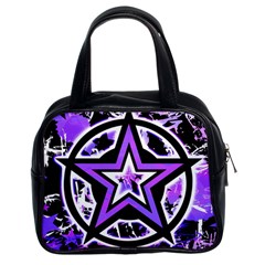 Purple Star Classic Handbag (Two Sides) from UrbanLoad.com Front