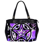 Purple Star Oversize Office Handbag (2 Sides)