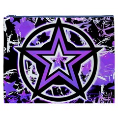 Purple Star Cosmetic Bag (XXXL) from UrbanLoad.com Front