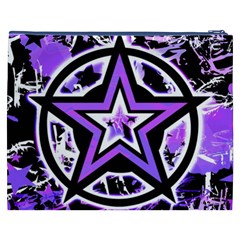 Purple Star Cosmetic Bag (XXXL) from UrbanLoad.com Back