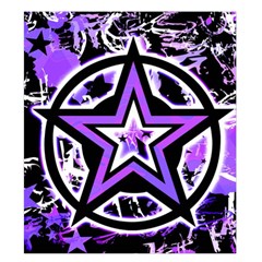 Purple Star Duvet Cover Double Side (King Size) from UrbanLoad.com Back