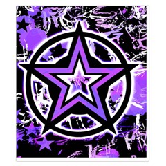 Purple Star Duvet Cover Double Side (California King Size) from UrbanLoad.com Front