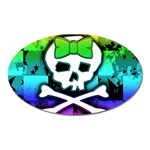 Rainbow Skull Magnet (Oval)