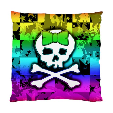 Rainbow Skull Standard Cushion Case (Two Sides) from UrbanLoad.com Front