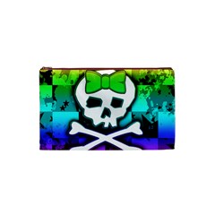 Rainbow Skull Cosmetic Bag (Small) from UrbanLoad.com Front
