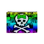 Rainbow Skull Cosmetic Bag (Medium)