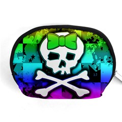 Rainbow Skull Accessory Pouch (Medium) from UrbanLoad.com Front