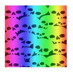 Rainbow Skull Collection Duvet Cover Double Side (Queen Size) from UrbanLoad.com Back