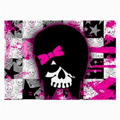 Scene Kid Girl Skull Large Glasses Cloth (2 Sides) from UrbanLoad.com Back