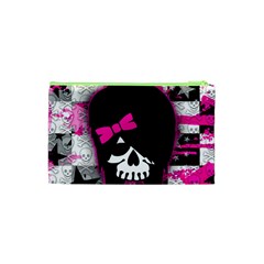 Scene Kid Girl Skull Cosmetic Bag (XS) from UrbanLoad.com Back
