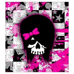 Scene Kid Girl Skull Drawstring Pouch (XXL) from UrbanLoad.com Front