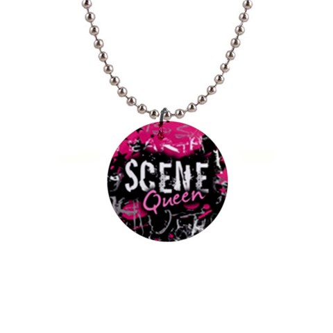 Scene Queen 1  Button Necklace from UrbanLoad.com Front