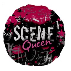 Scene Queen Large 18  Premium Round Cushion  from UrbanLoad.com Front