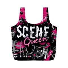 Scene Queen Full Print Recycle Bag (M) from UrbanLoad.com Back