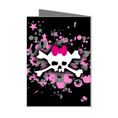Scene Skull Splatter Mini Greeting Cards (Pkg of 8) from UrbanLoad.com Left