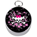 Scene Skull Splatter Silver Compass