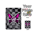 Skull Butterfly Playing Cards 54 Designs (Mini)