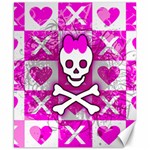 Skull Princess Canvas 8  x 10 