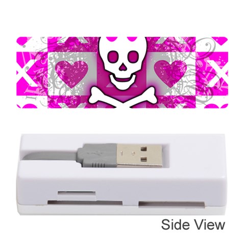 Skull Princess Memory Card Reader (Stick) from UrbanLoad.com Front