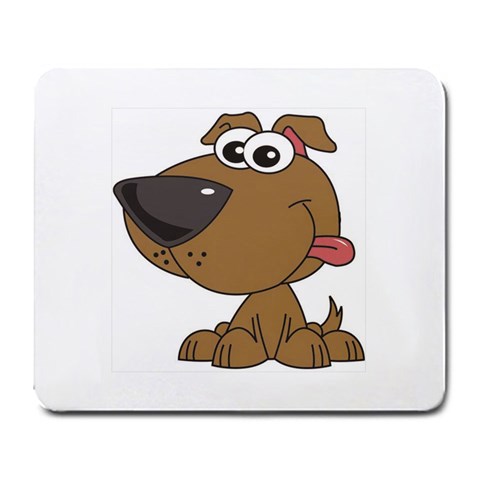 Funny Dog Large Mousepad from UrbanLoad.com Front
