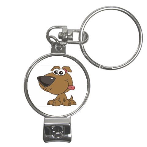 Funny Dog Nail Clippers Key Chain from UrbanLoad.com Front