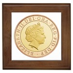 Gold Sovereign Framed Tile