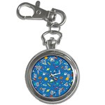 Space Rocket Solar System Pattern Key Chain Watches