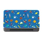 Space Rocket Solar System Pattern Memory Card Reader with CF