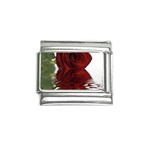 Red Rose Reflections Flower Italian Charm (9mm)