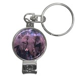 Elephant Animal M10 Nail Clippers Key Chain