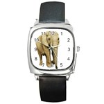 Elephant Animal M9 Square Metal Watch