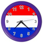 Netherlands Flag Holland Color Wall Clock