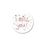 I Miss You Golf Ball Marker (4 pack)