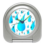 Rain Drops Travel Alarm Clock
