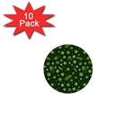 Seamless Pattern With Viruses 1  Mini Buttons (10 pack) 