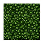Seamless Pattern With Viruses Face Towel