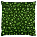 Seamless Pattern With Viruses Large Cushion Case (Two Sides)
