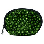 Seamless Pattern With Viruses Accessory Pouch (Medium)